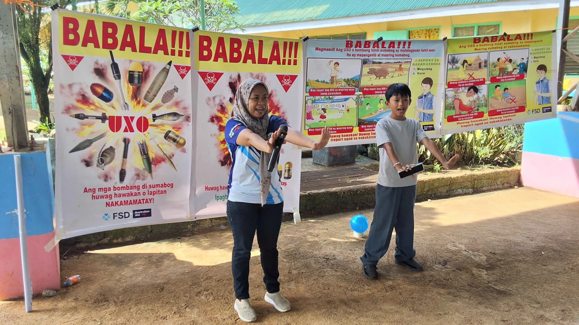 Session de sensibilisation aux dangers des engins explosifs (Mindanao 2025)